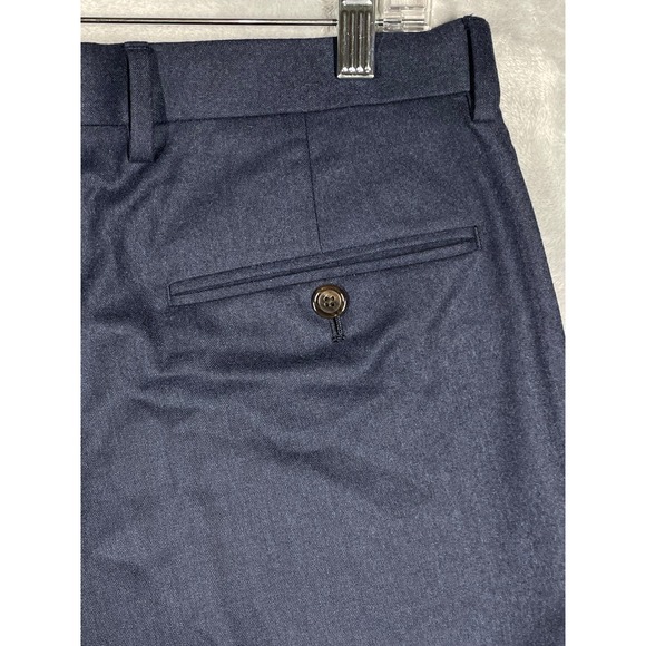 J.Crew Ludlow Slim Fit Dress Pants 30x30 Vitale Barberis Canonico Wool Blue - Picture 1 of 11